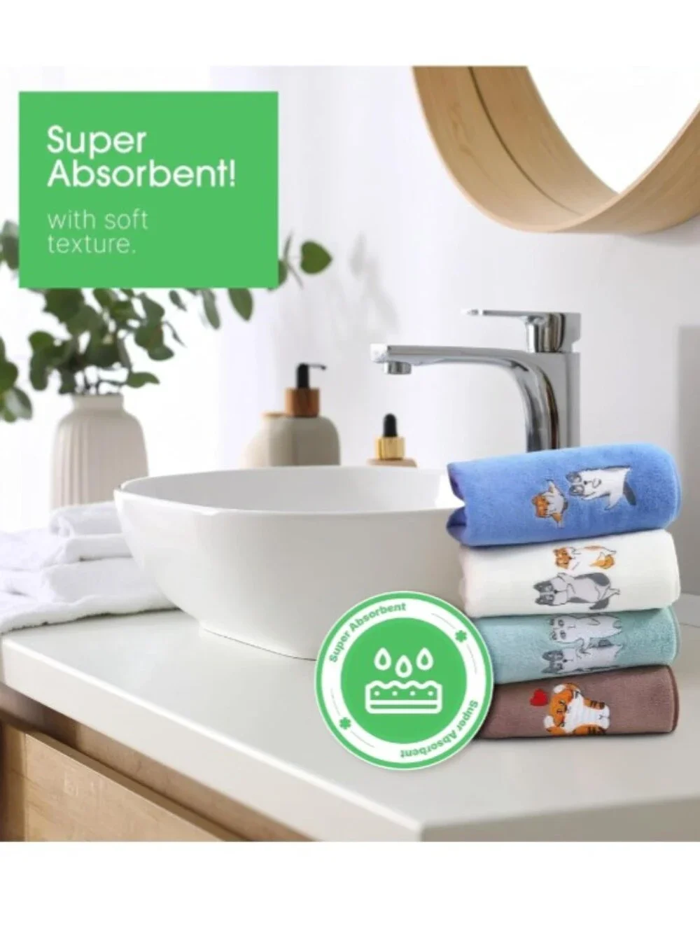 Hand Towels - Set of 5